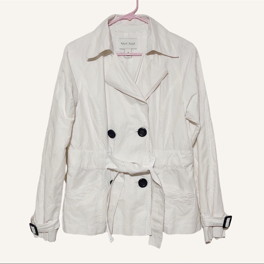 White House Black Market Lightweight Trench